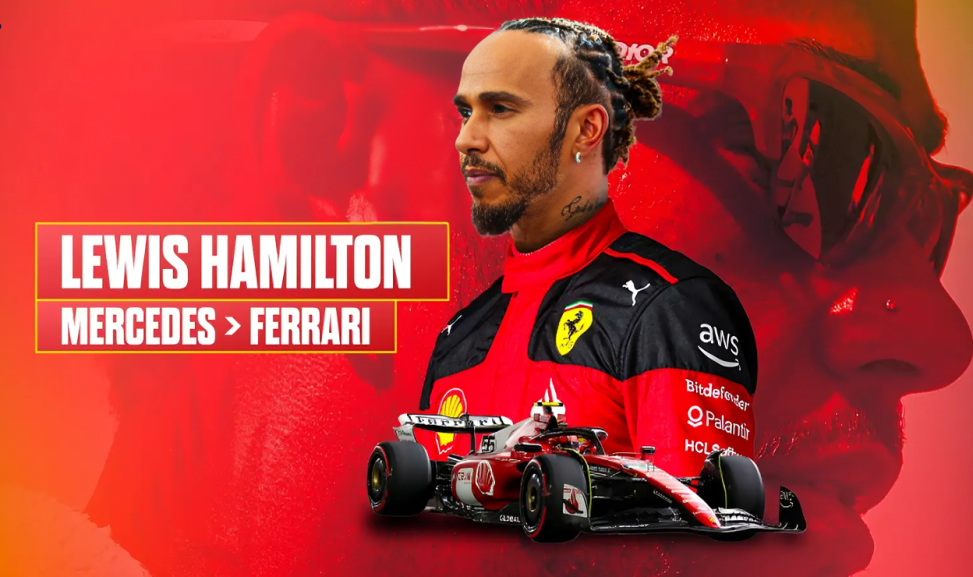 لويس هاميلتون ينتقل إلى فيراري