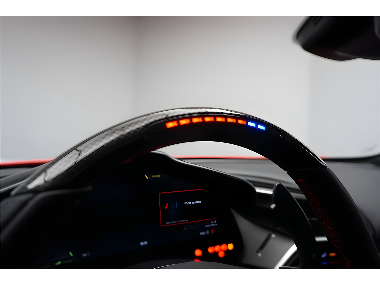 steering wheel shift lights
