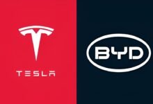 BYD  و Tesla