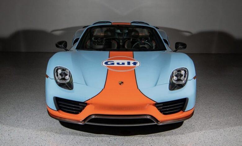 بورشه 918 سبايدر Weissach 