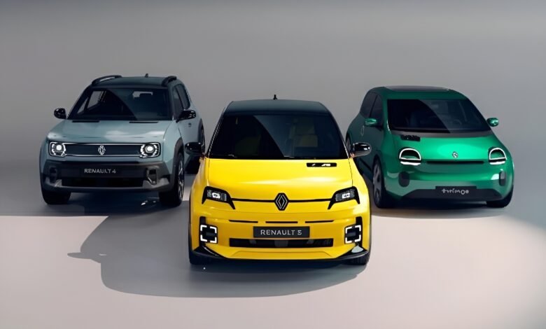 رينو  Renault 4 و رينو  Renault 5 و رينو تويِنجو Renault Twingo