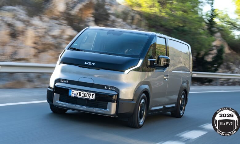 كيا كيا Kia PV5 بجائزة فان العام 2026 International Van of the Year IVOTY
