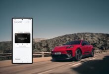 هواتف سامسونج مفتاح ذكي لسيارات بورشه