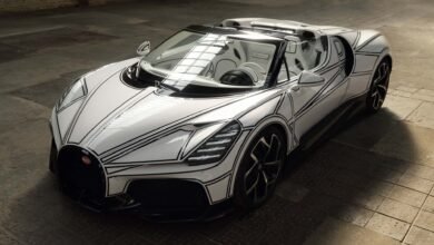 بوجاتي Bugatti W16 Mistral Blanc Éternel