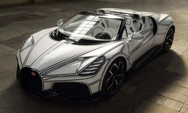 بوجاتي Bugatti W16 Mistral Blanc Éternel