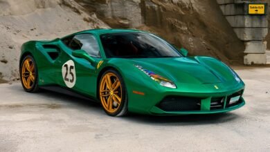 سيارة Ferrari 488 GTB Green Jewel إصدار الذكرى السبعين