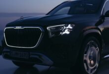 مرسيدس مايباخ GLS 680 موديل 2027 من الأمام