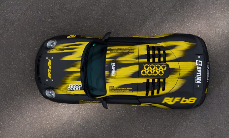 النموذج الاختباري Ruf B8 Erprober المزود بمحرك بوكسر V8 جديد بقوة تتجاوز 1000 حصان