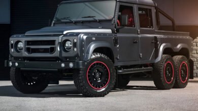 لاند روفر ديفندر Flying Huntsman 6x6 سداسية العجلات بمحرك V8