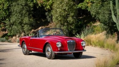 لانشيا أوريليا B24S Convertible موديل 1958 بتصميم بينينفارينا