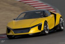 هوندا Sports Vision Gran Turismo في تحدي الزمن على حلبة لاجونا سيكا في Gran Turismo 7