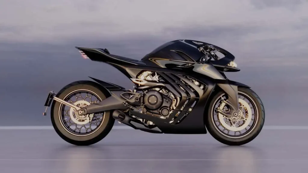 دراجة أستون مارتن AMB 002 Roadster بالتعاون مع Brough Superior