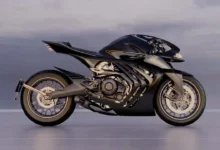 دراجة أستون مارتن AMB 002 Roadster بالتعاون مع Brough Superior