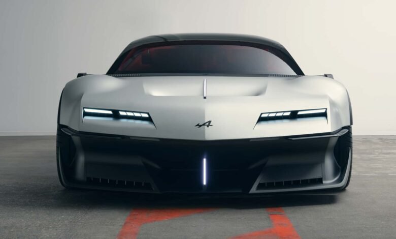 السيارة الاختبارية ألبين A310 Vision بتصميم رياضي منخفض