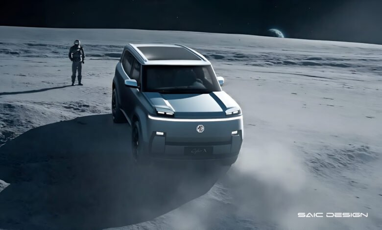 MG Cyber X SUV الكهربائية بتصميم صندوقي قبل طرحها في 2028