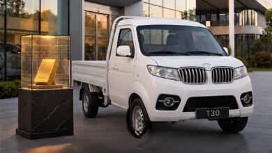 عرض جنرال مصر على سيارة شينراي Shinray T30 يتضمن سبيكة ذهب