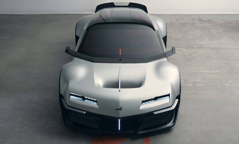 السيارة الاختبارية ألبين A310 Vision بتصميم رياضي منخفض