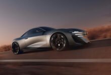 السيارة الاختبارية بيجو RCZ Vision كوبيه كهربائية بتصميم رياضي وسقف مزدوج الفقاعات