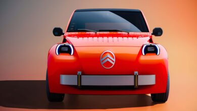 النموذج الاختباري من سيتروين 2CV الكهربائية بتصميم كلاسيكي مستوحى من السيارة الفرنسية التاريخية